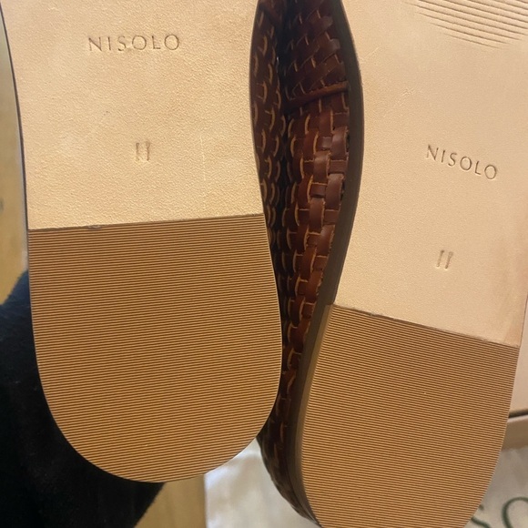 Men’s Woven Leather Slip On Loafer Nisolo Alejandro Brown Brandy New Size 11 main image 5